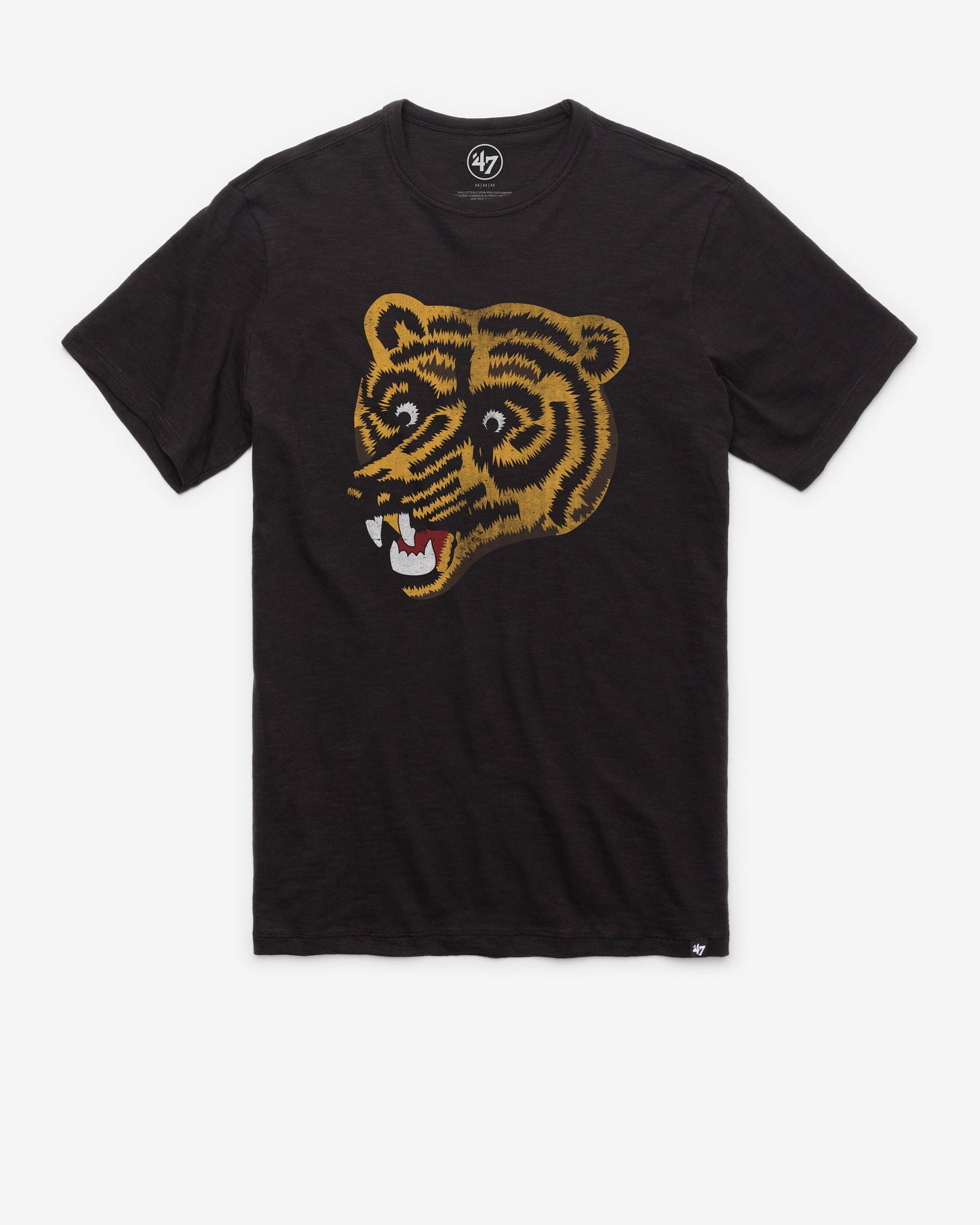 BOSTON BRUINS VINTAGE GRIT '47 SCRUM TEE JET BLACK