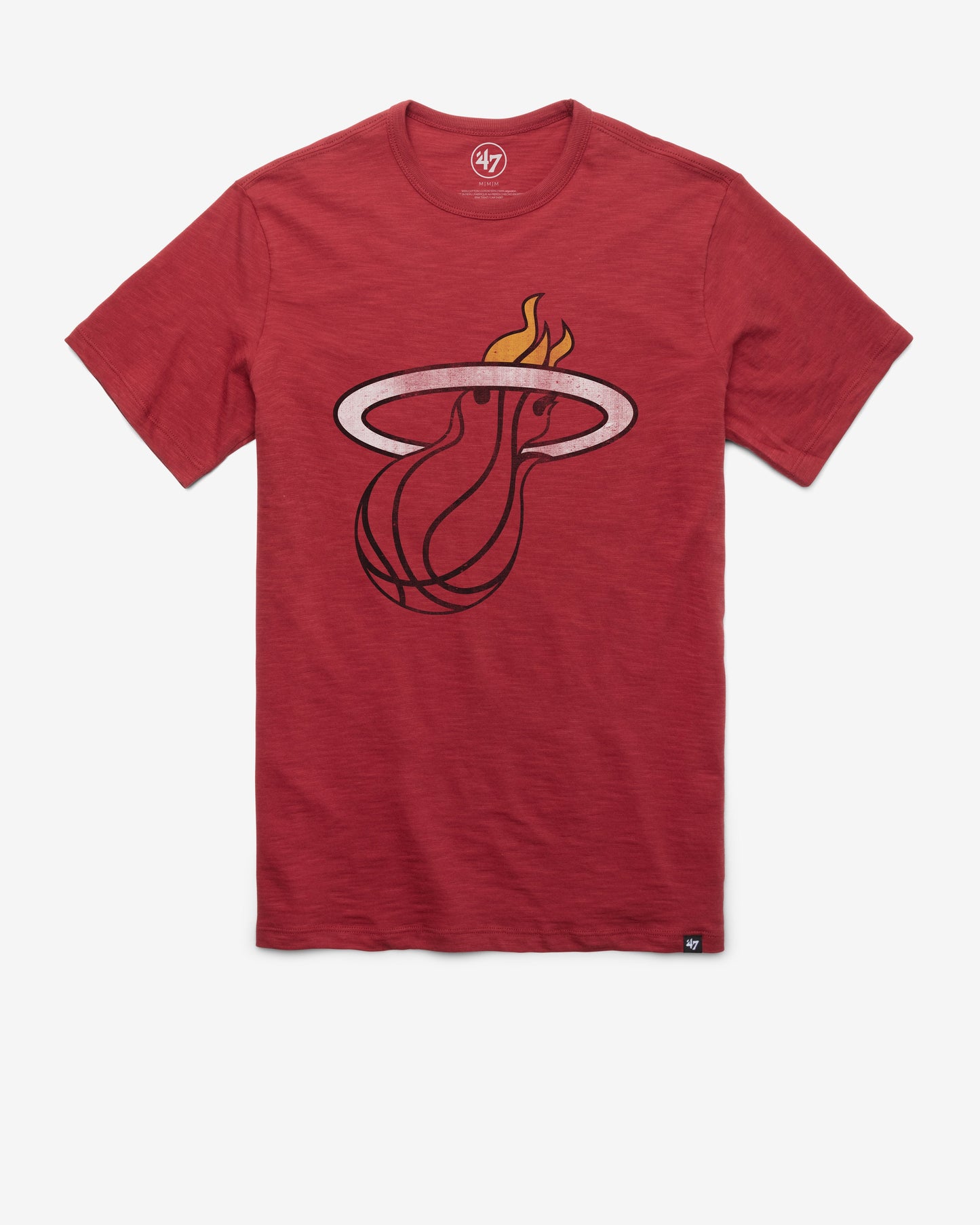 MIAMI HEAT GRIT '47 SCRUM TEE CARDINAL