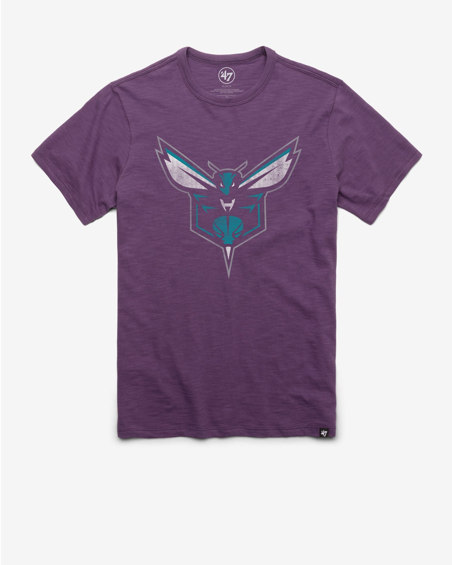 CHARLOTTE HORNETS GRIT '47 SCRUM TEE GRAPE