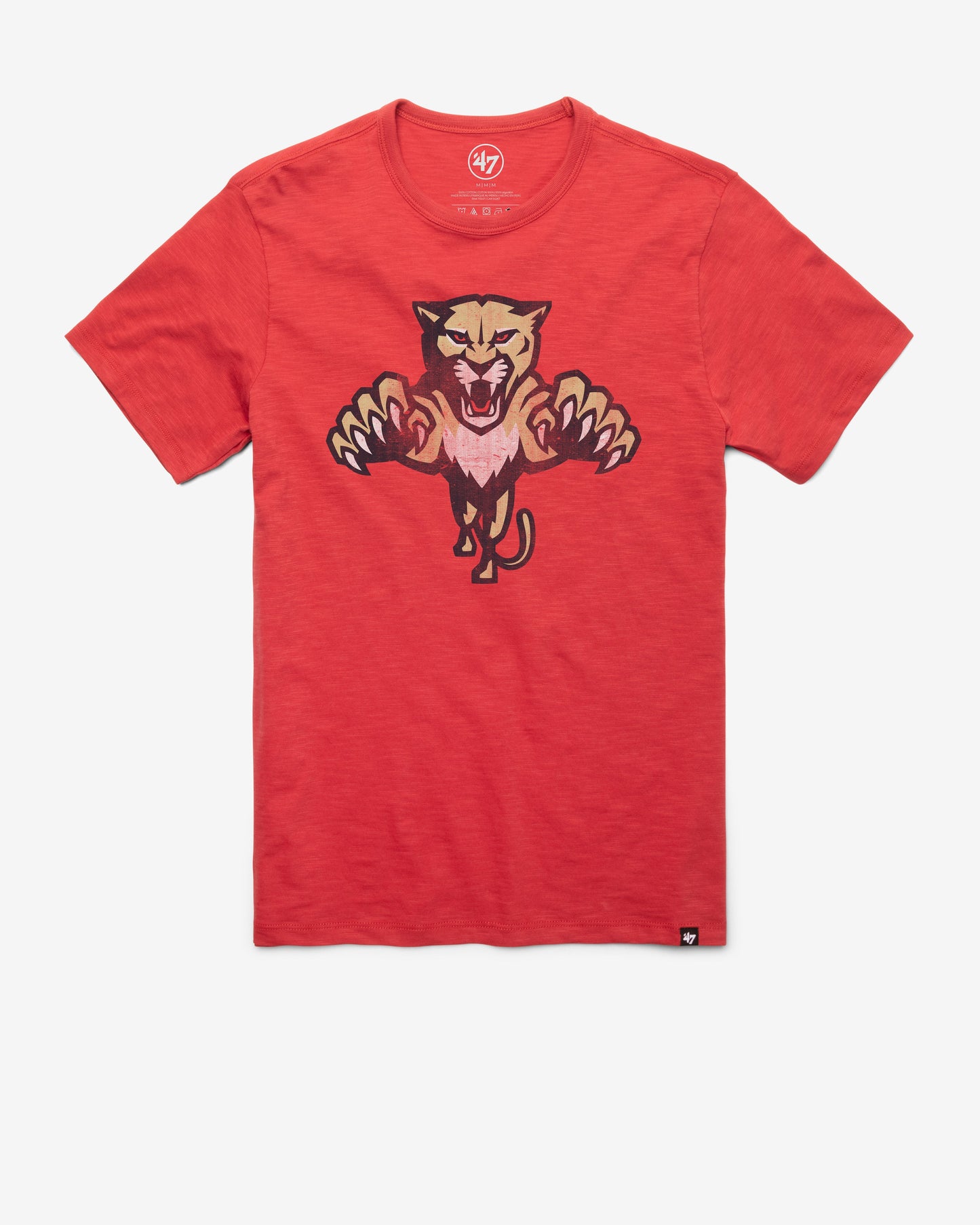 FLORIDA PANTHERS GRIT '47 SCRUM TEE RESCUE RED