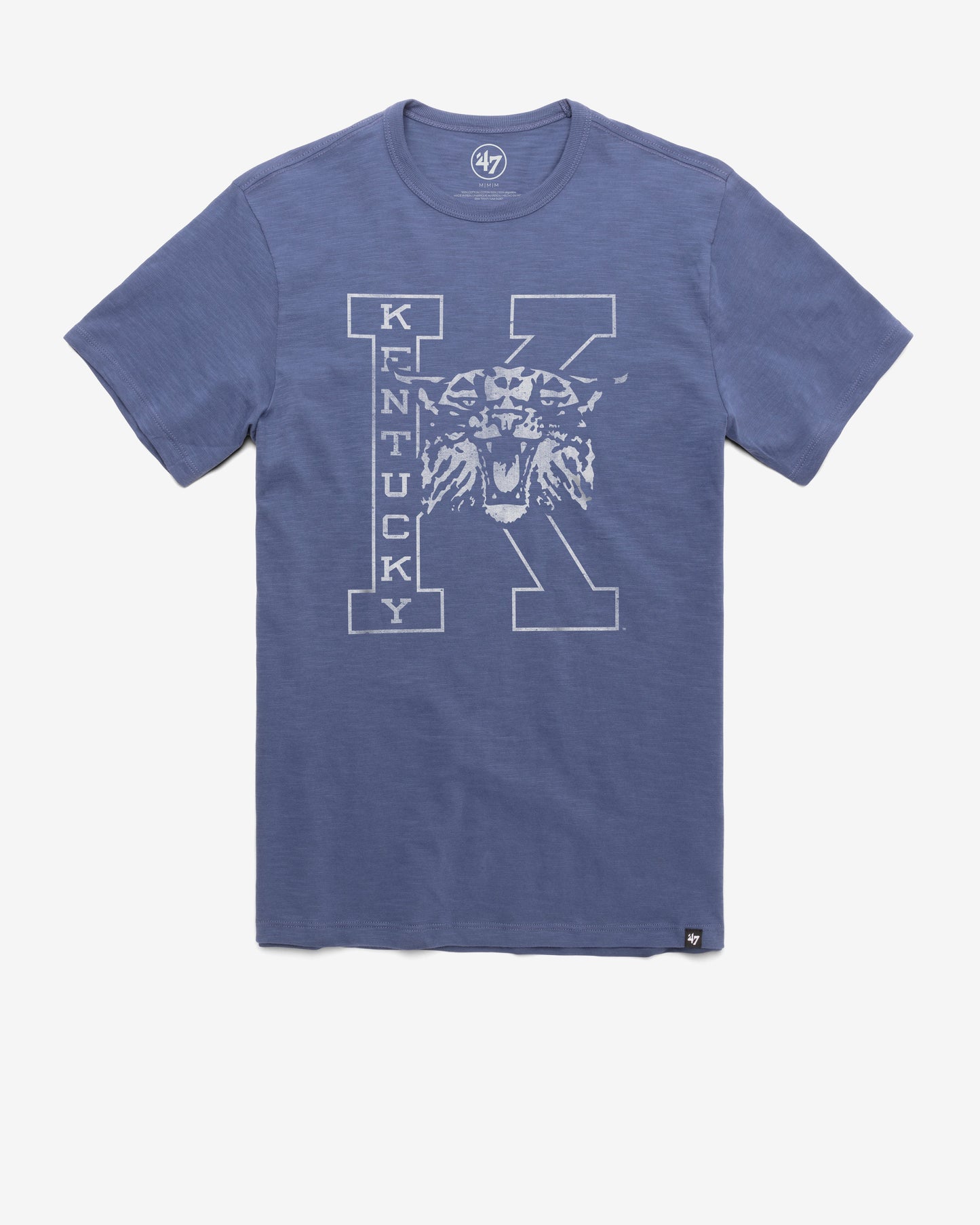 KENTUCKY WILDCATS VINTAGE GRIT '47 SCRUM TEE BLEACHER BLUE