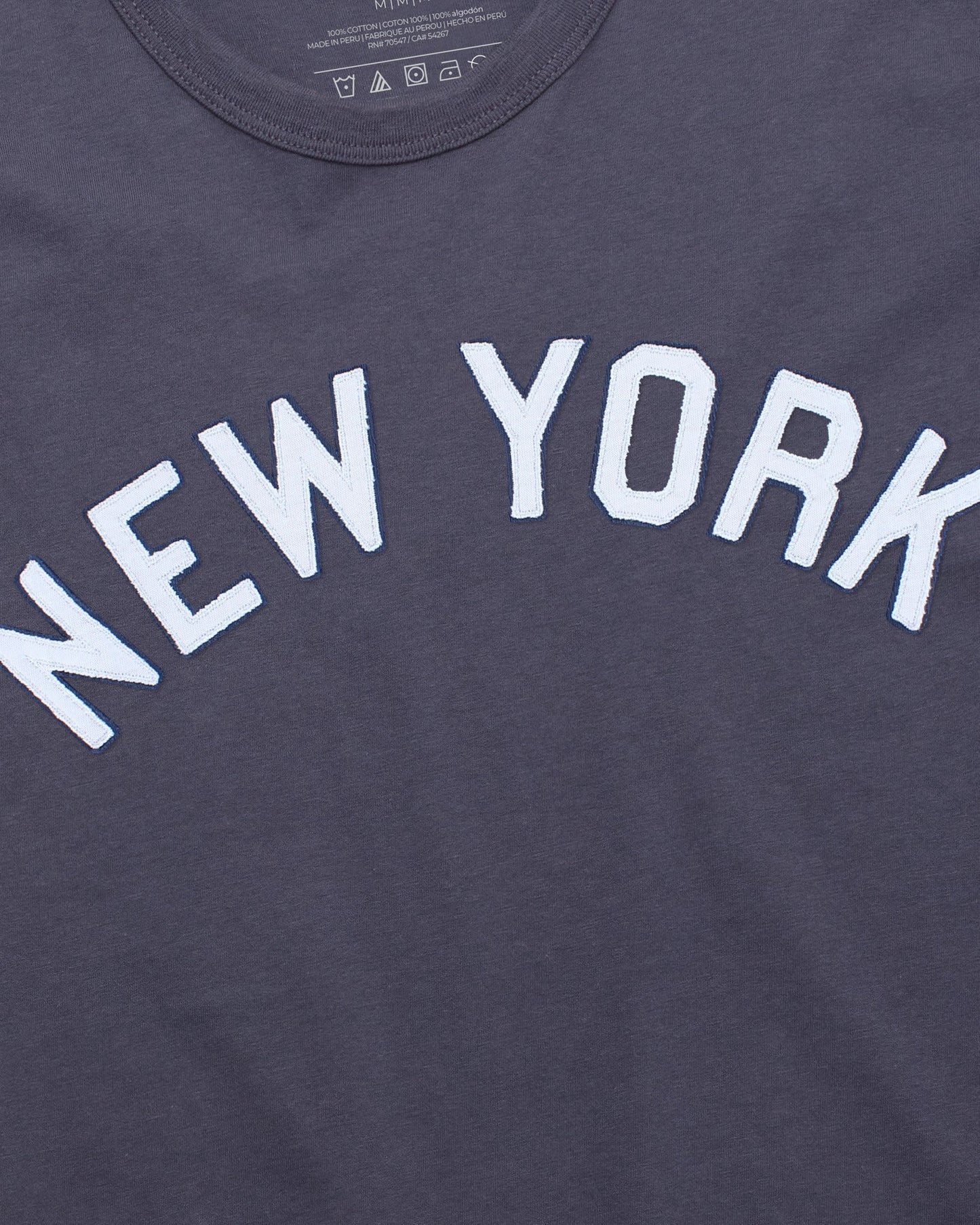 NEW YORK YANKEES COOPERSTOWN '47 FRANKLIN FIELDHOUSE TEE ATLAS BLUE