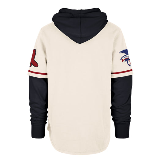 BOSTON RED SOX COOPERSTOWN TRIFECTA '47 SHORTSTOP PULLOVER CREAM