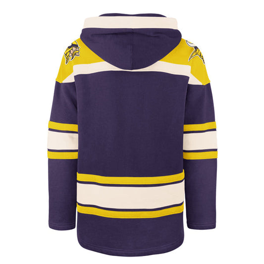 MINNESOTA VIKINGS SUPERIOR LACER HOOD MENS PURPLE