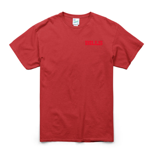 BUFFALO BILLS HIGHLIGHT '47 VINTAGE TUBULAR TEE DT CARDINAL