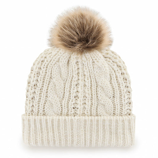 BROOKLYN NETS MEEKO CUFF KNIT WOMENS WHITE
