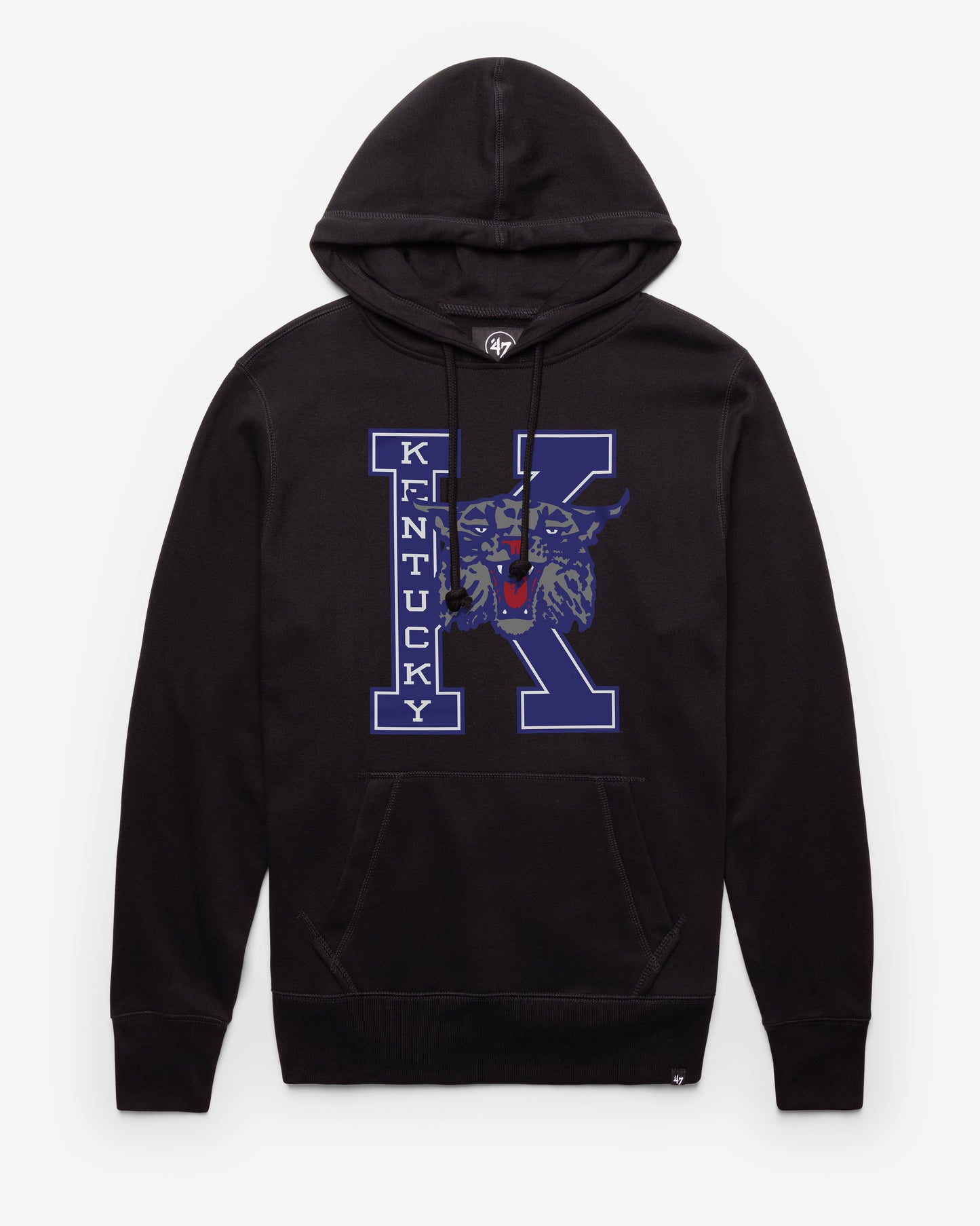 KENTUCKY WILDCATS VINTAGE IMPRINT '47 HEADLINE HOOD JET BLACK