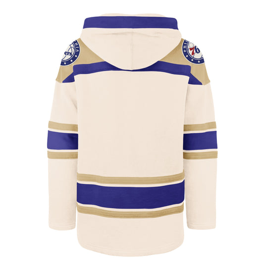 PHILADELPHIA 76ERS SUPERIOR '47 LACER HOOD CREAM