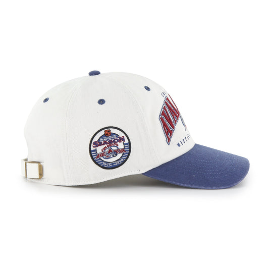 COLORADO AVALANCHE VINTAGE RETRO FREEZE '47 CLEAN UP MF MID FIT RAW WHITE