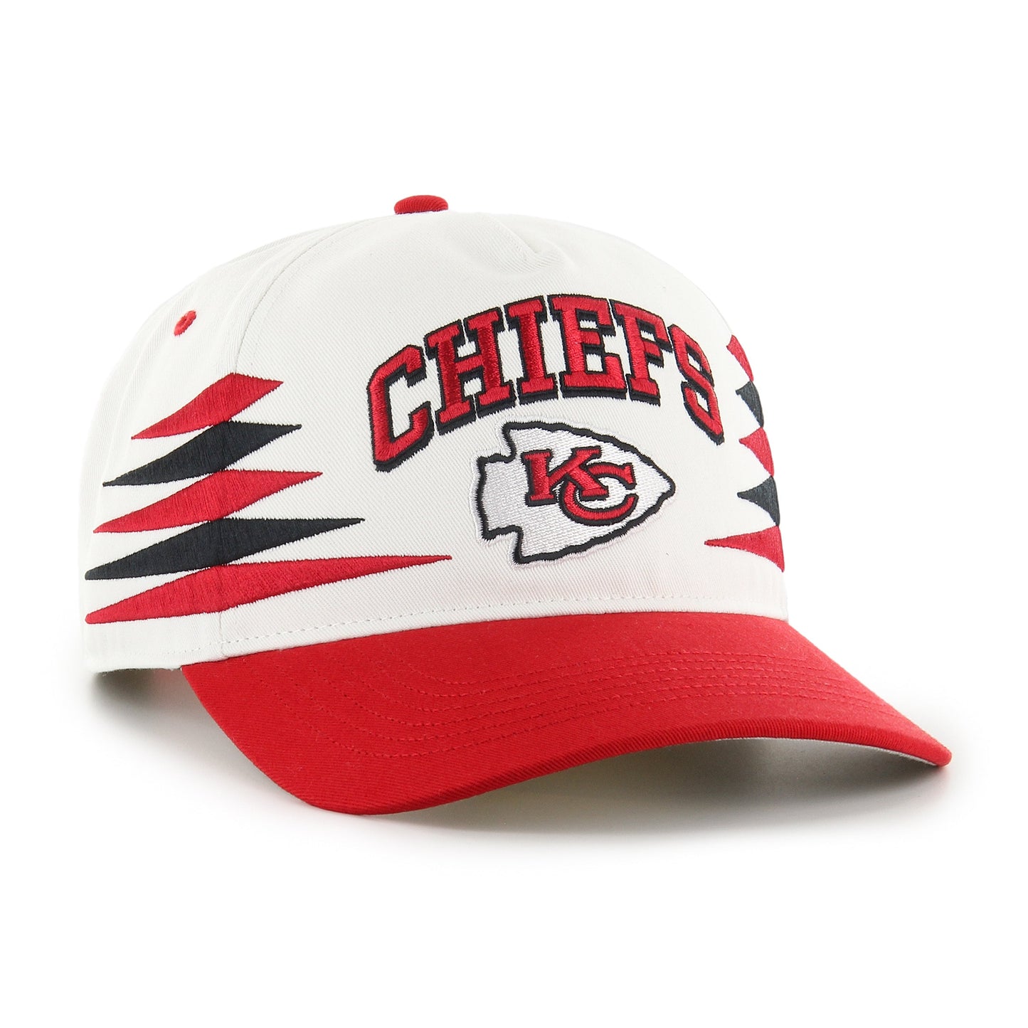 KANSAS CITY CHIEFS DIAMOND CUT '47 HITCH RF RELAXED FIT WHITE
