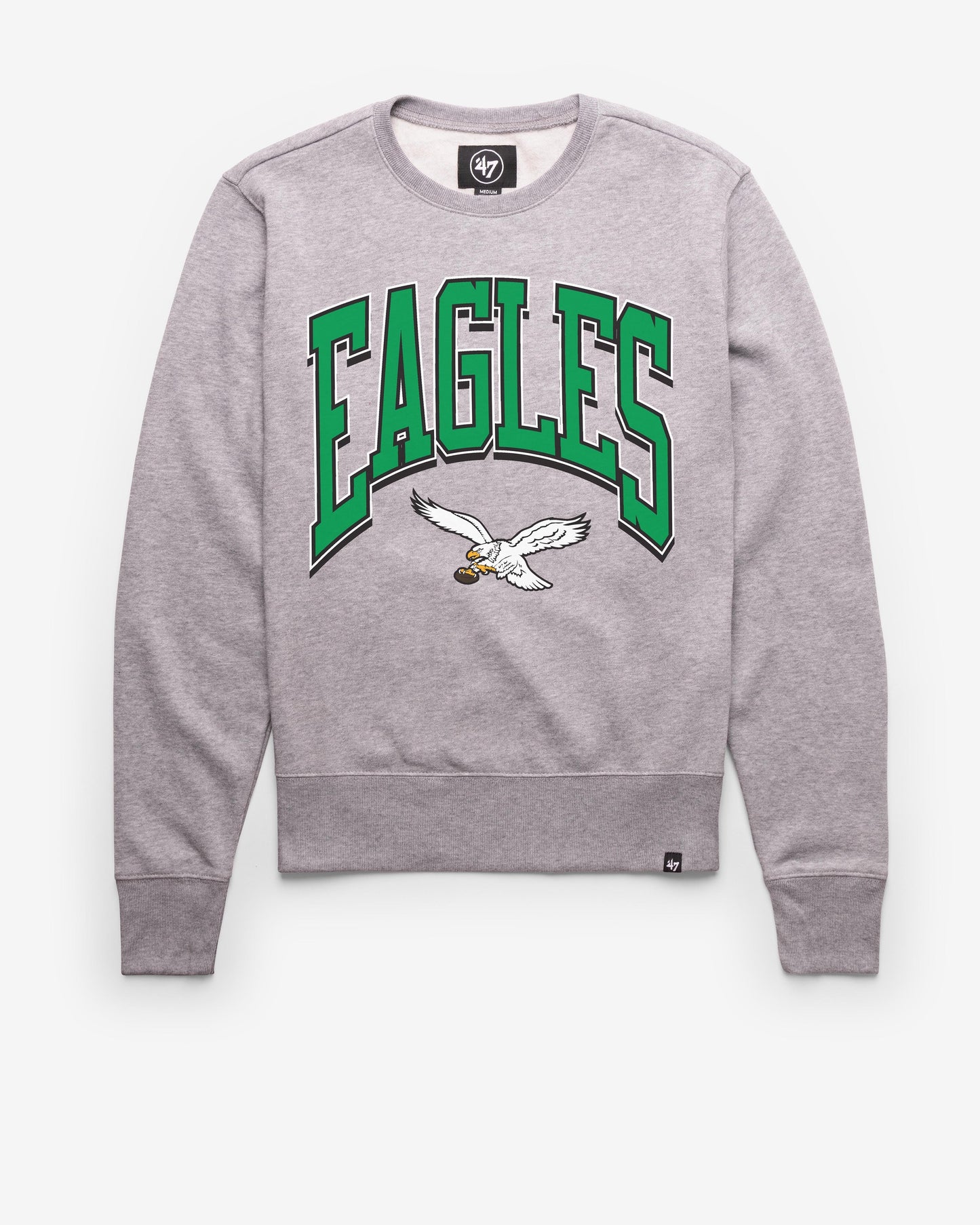 PHILADELPHIA EAGLES HISTORIC WALK TALL '47 HEADLINE CREW SLATE GREY