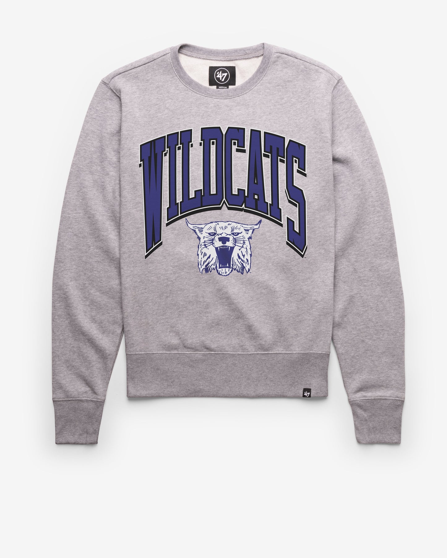 KENTUCKY WILDCATS VINTAGE WALK TALL '47 HEADLINE CREW SLATE GREY