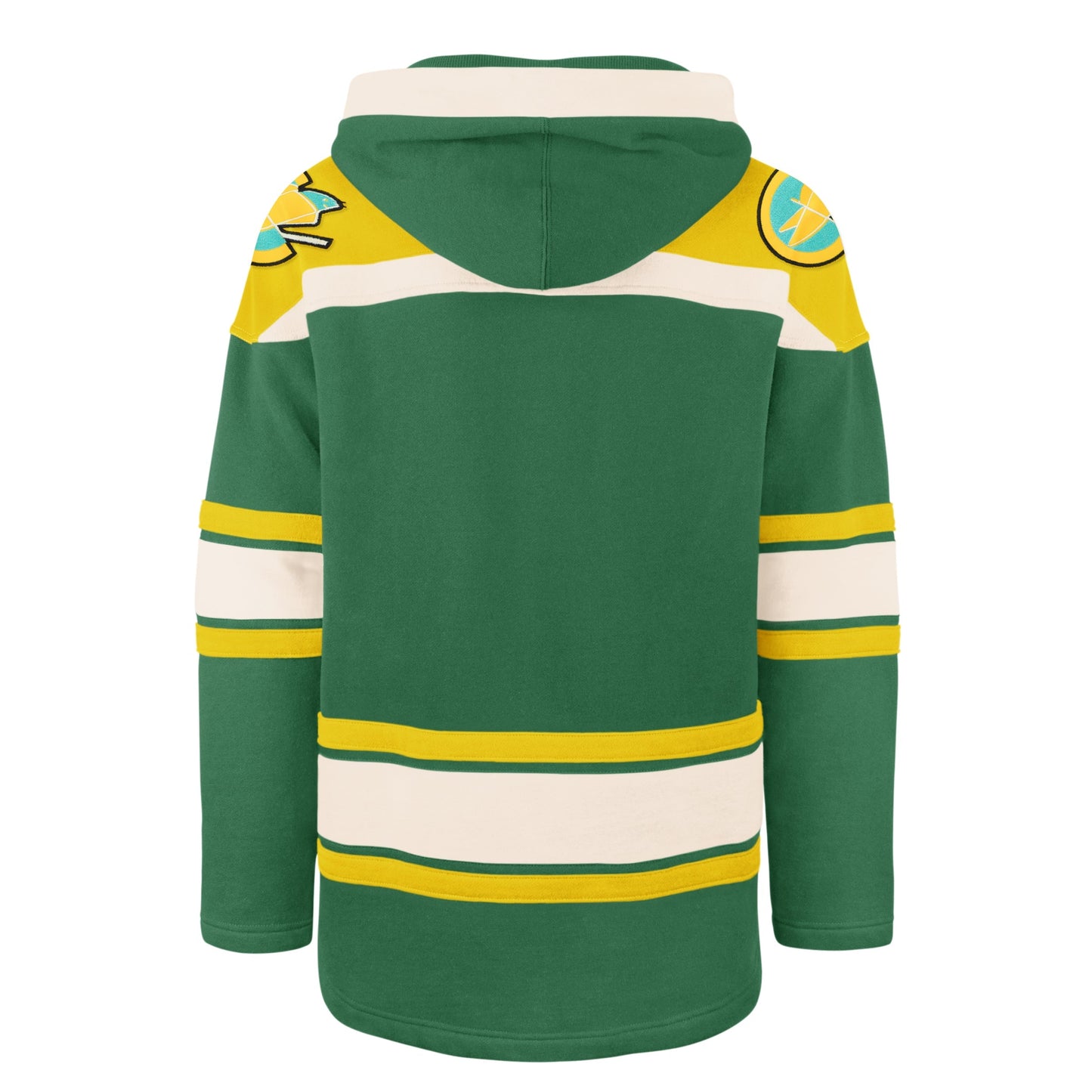 CALIFORNIA GOLDEN SEALS VINTAGE SUPERIOR '47 LACER HOOD KELLY