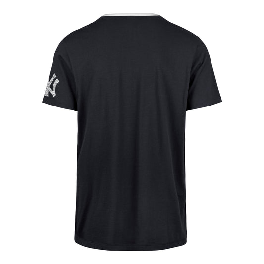 NEW YORK YANKEES COOPERSTOWN DOUBLE HEADER CLOSER '47 PARKER TEE ATLAS BLUE