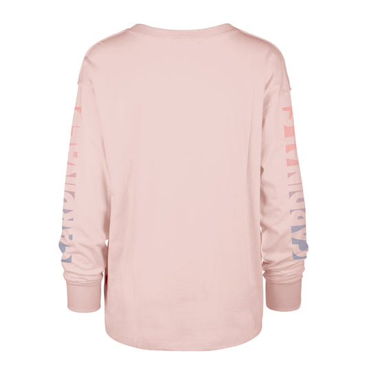 ST. LOUIS CARDINALS CLOUD NINE '47 SOA LONG SLEEVE TEE WOMENS SEASHELL