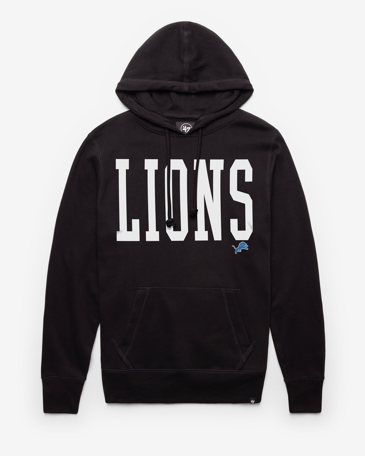 DETROIT LIONS DIME '47 HEADLINE HOOD JET BLACK