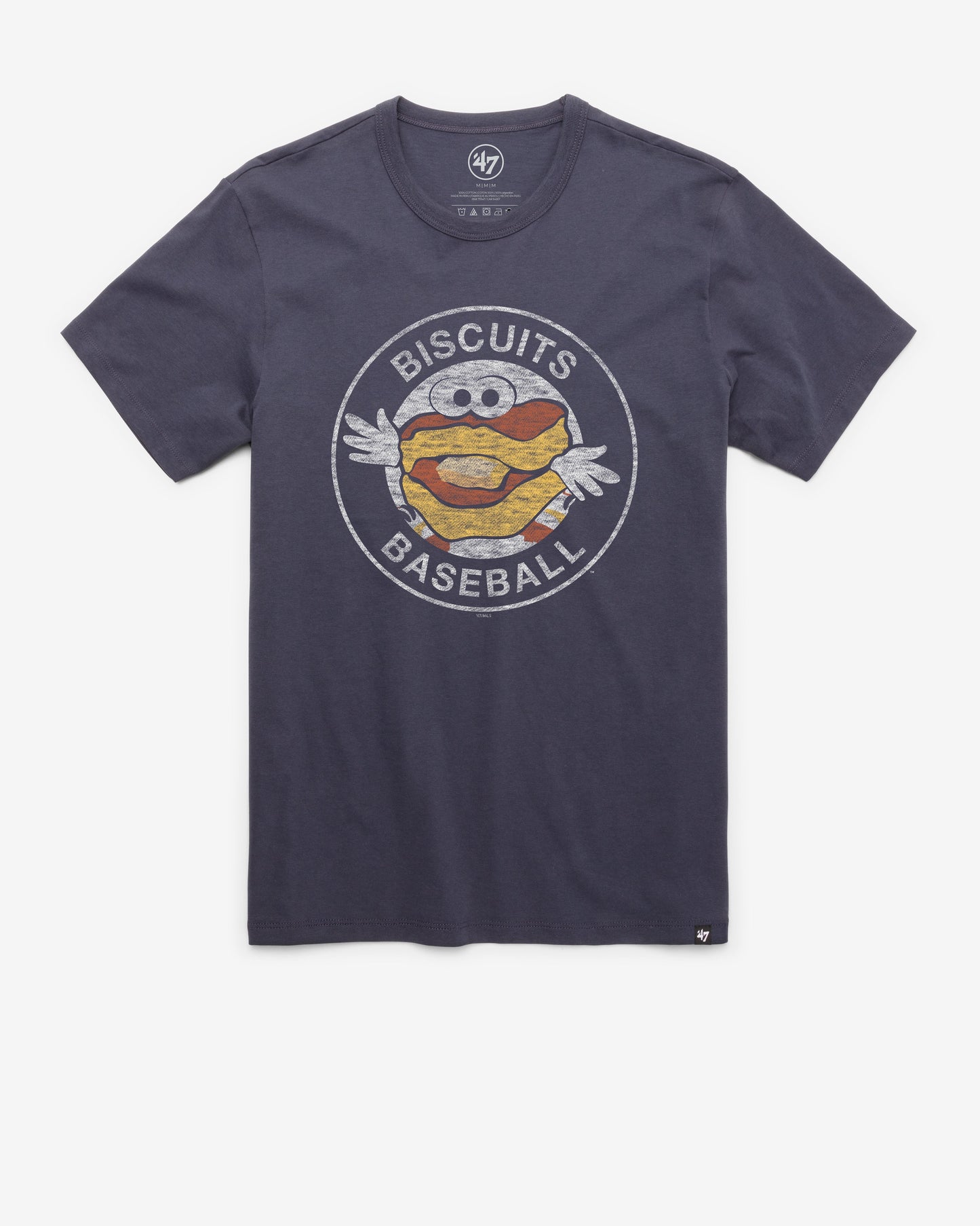 MONTGOMERY BISCUITS PREMIER '47 FRANKLIN TEE ATLAS BLUE