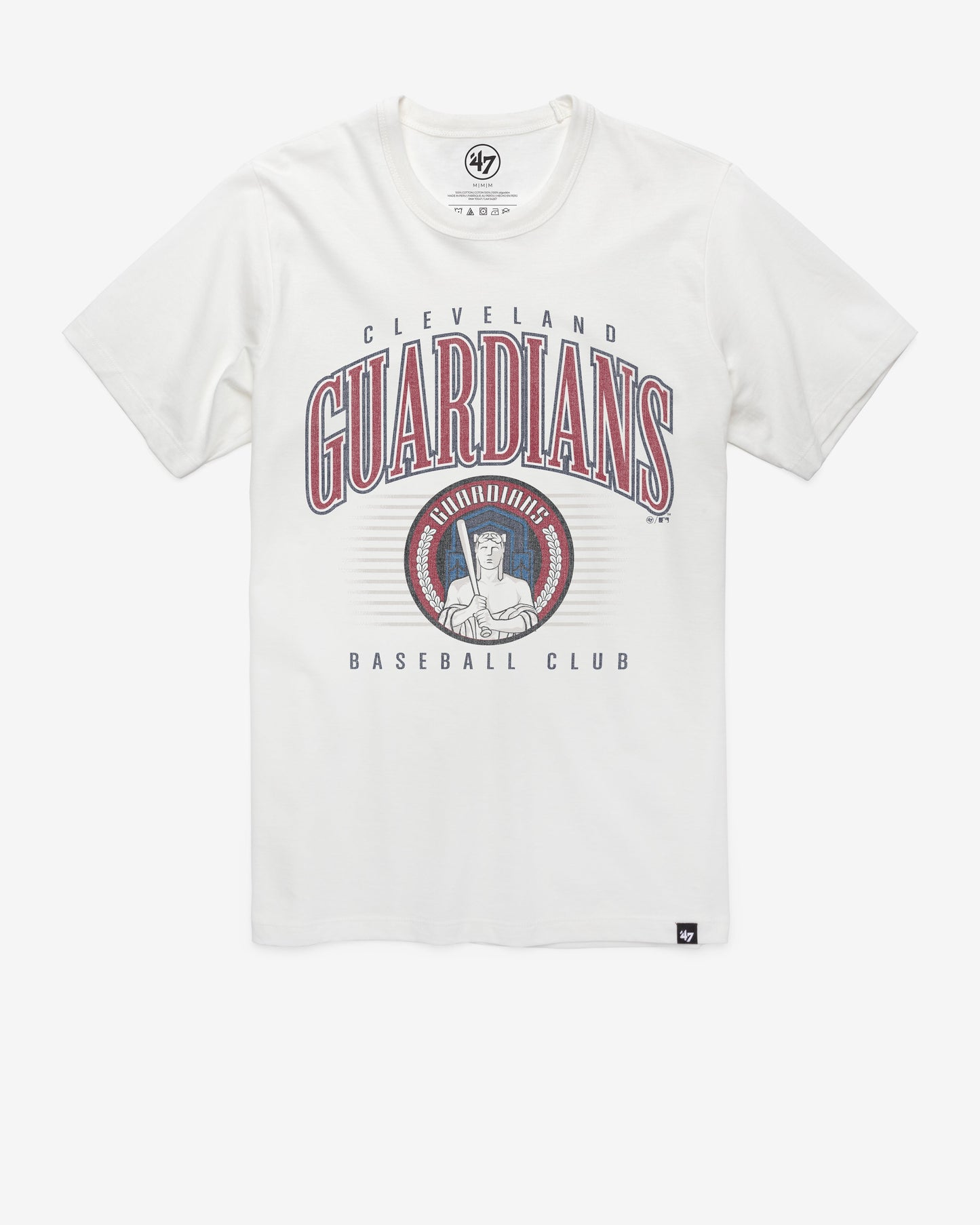 CLEVELAND GUARDIANS CITY CONNECT DOUBLE HEADER '47 FRANKLIN TEE WHITE WASH