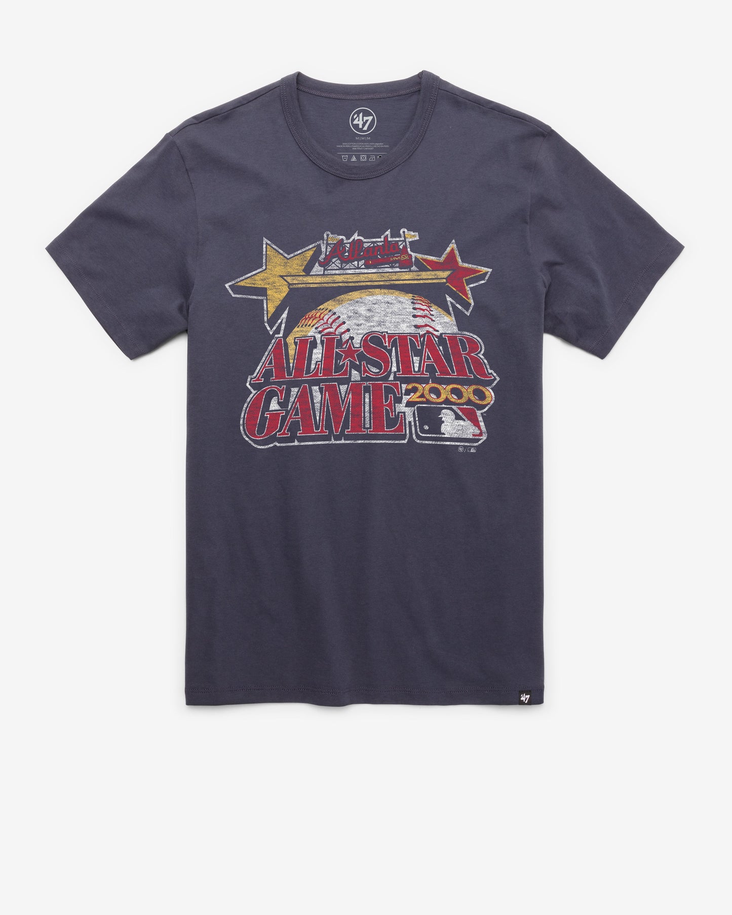 ATLANTA BRAVES COOP ASG PREMIER '47 FRANKLIN TEE ATLAS BLUE