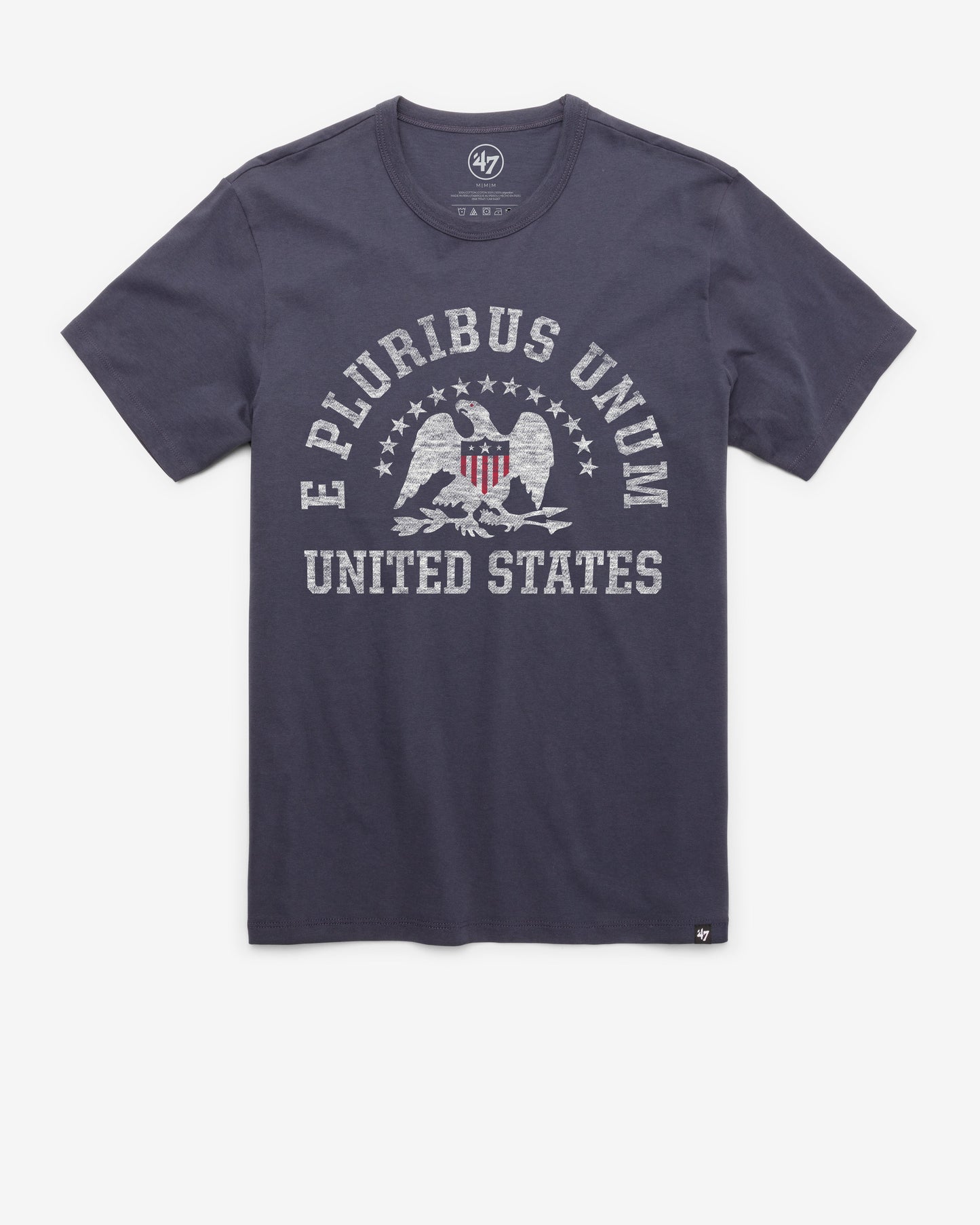 UNITED STATES USA ONE NATION '47 FRANKLIN TEE ATLAS BLUE