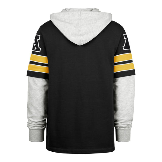 PITTSBURGH STEELERS GRIDIRON BLITZ '47 CORNERBACK LACER FLINT BLACK