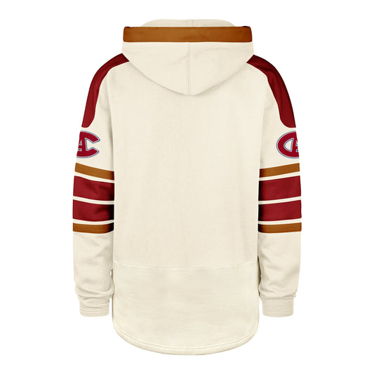OLD TIME HOCKEY MONTREAL CANADIENS VINTAGE BLUE LINE HERITAGE '47 LACER CREAM