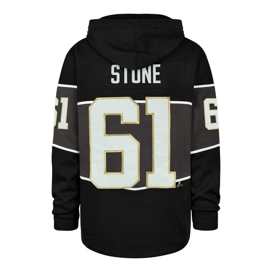 VEGAS GOLDEN KNIGHTS MARK STONE '47 RUN POINT LACER HOOD JET BLACK