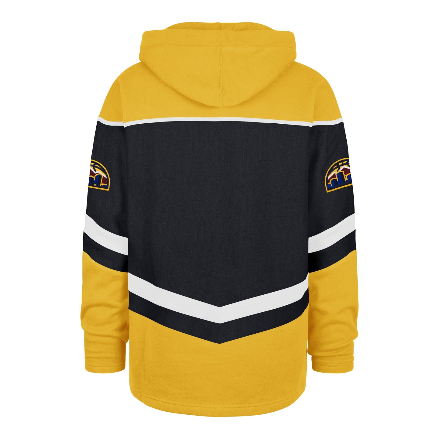 DENVER NUGGETS TRI SATIN '47 LAYUP LACER HOOD FALL NAVY