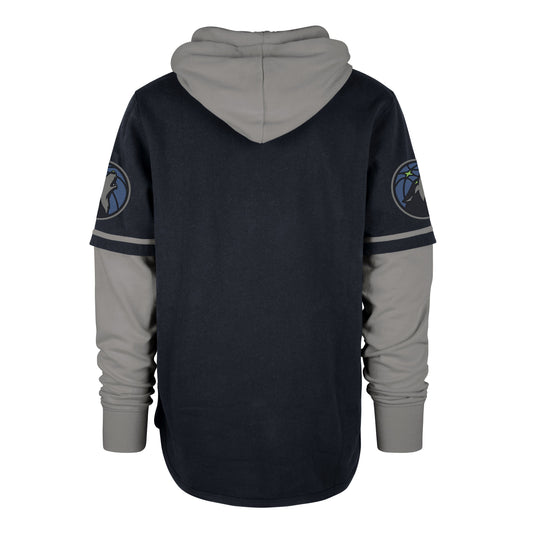 MINNESOTA TIMBERWOLVES TRIFECTA '47 SHORTSTOP PULLOVER HOOD FALL NAVY