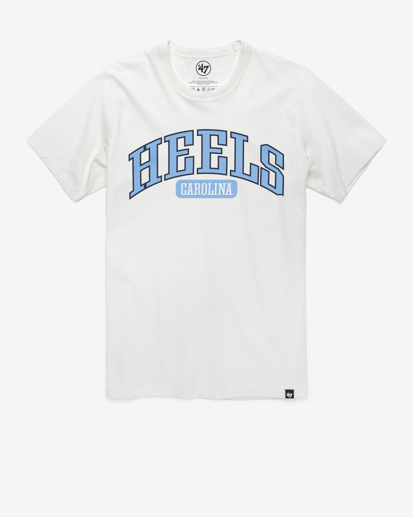 NORTH CAROLINA TAR HEELS UNC LOCAL ARCH '47 FRANKLIN TEE WHITE WASH