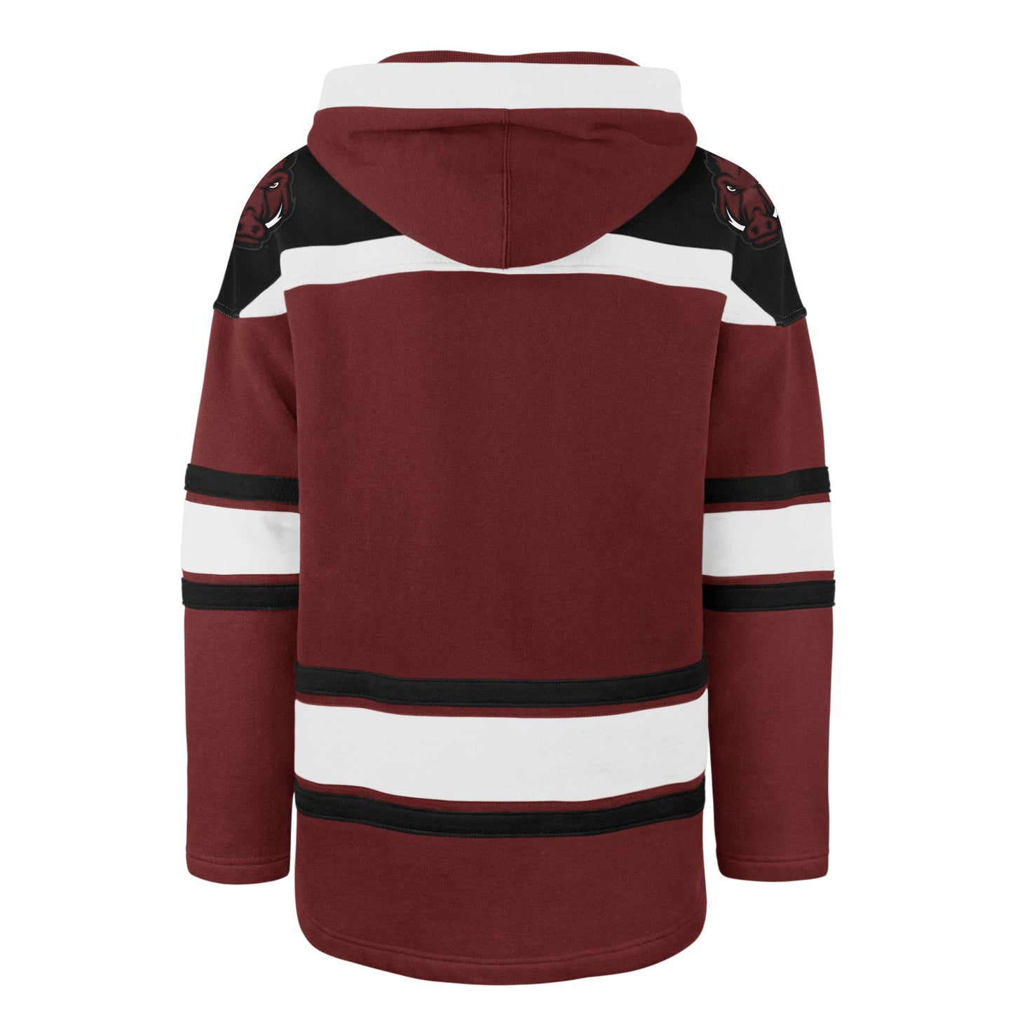 ARKANSAS RAZORBACKS SUPERIOR '47 LACER HOOD CARDINAL