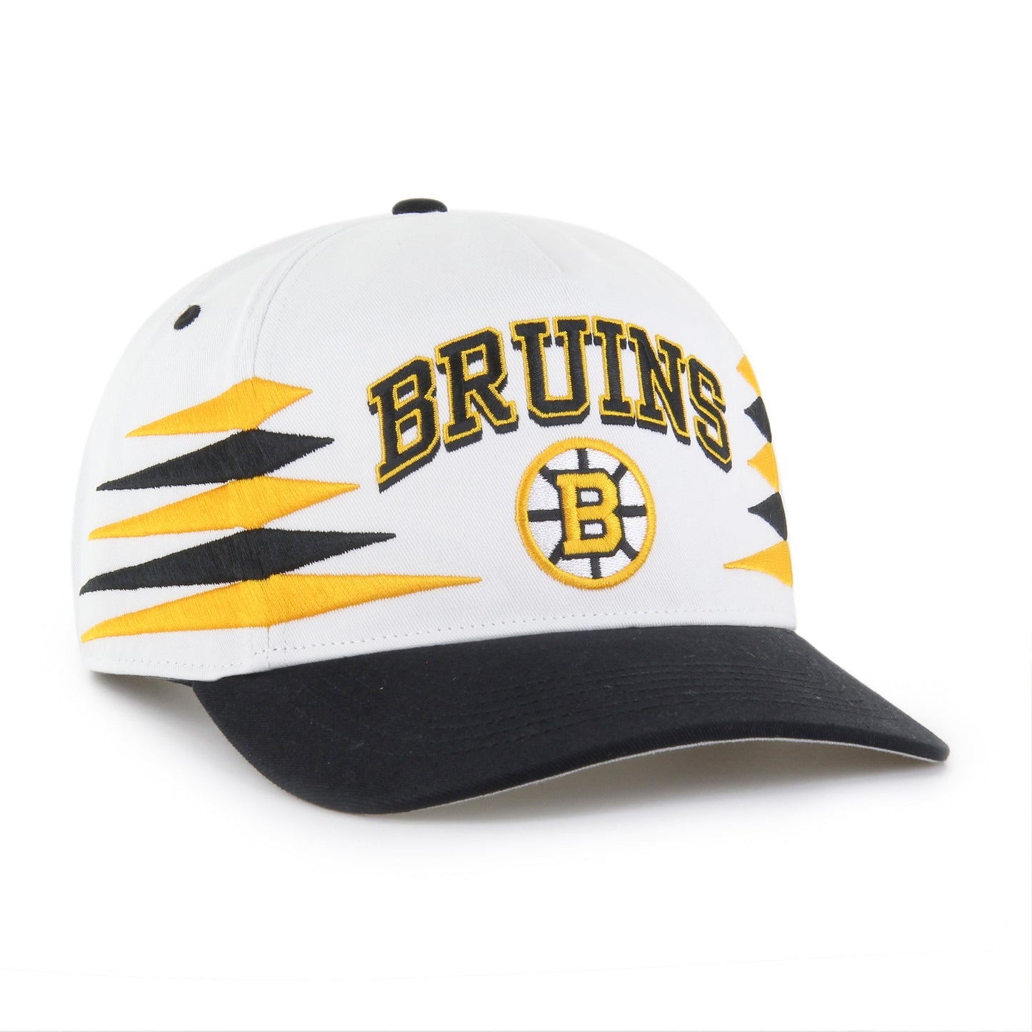 BOSTON BRUINS VINTAGE DIAMOND CUT '47 HITCH WHITE