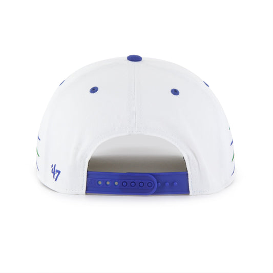 HARTFORD WHALERS VINTAGE DIAMOND CUT '47 HITCH WHITE