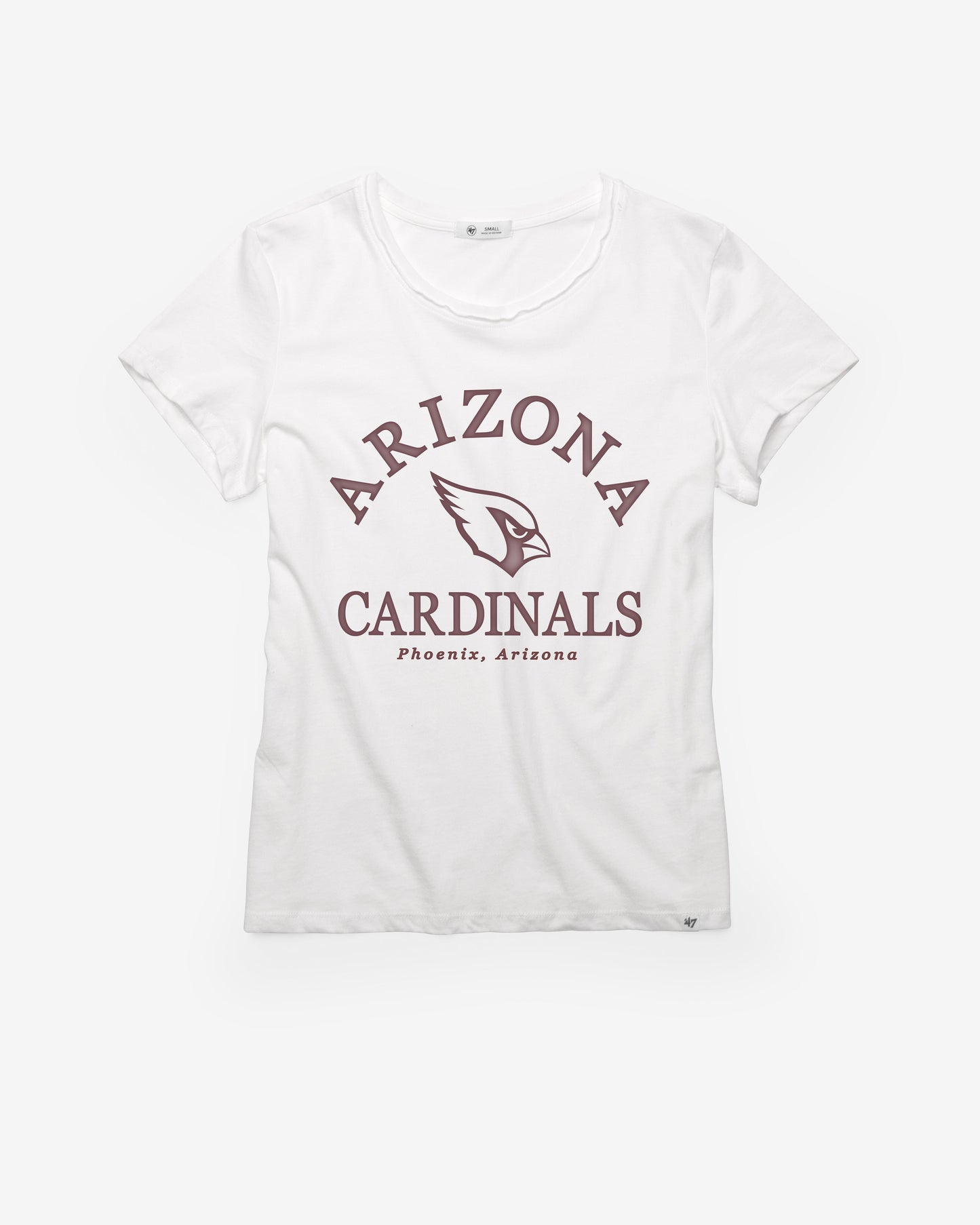 ARIZONA CARDINALS FRESH START '47 FRANKIE TEE WOMENS WHITE WASH
