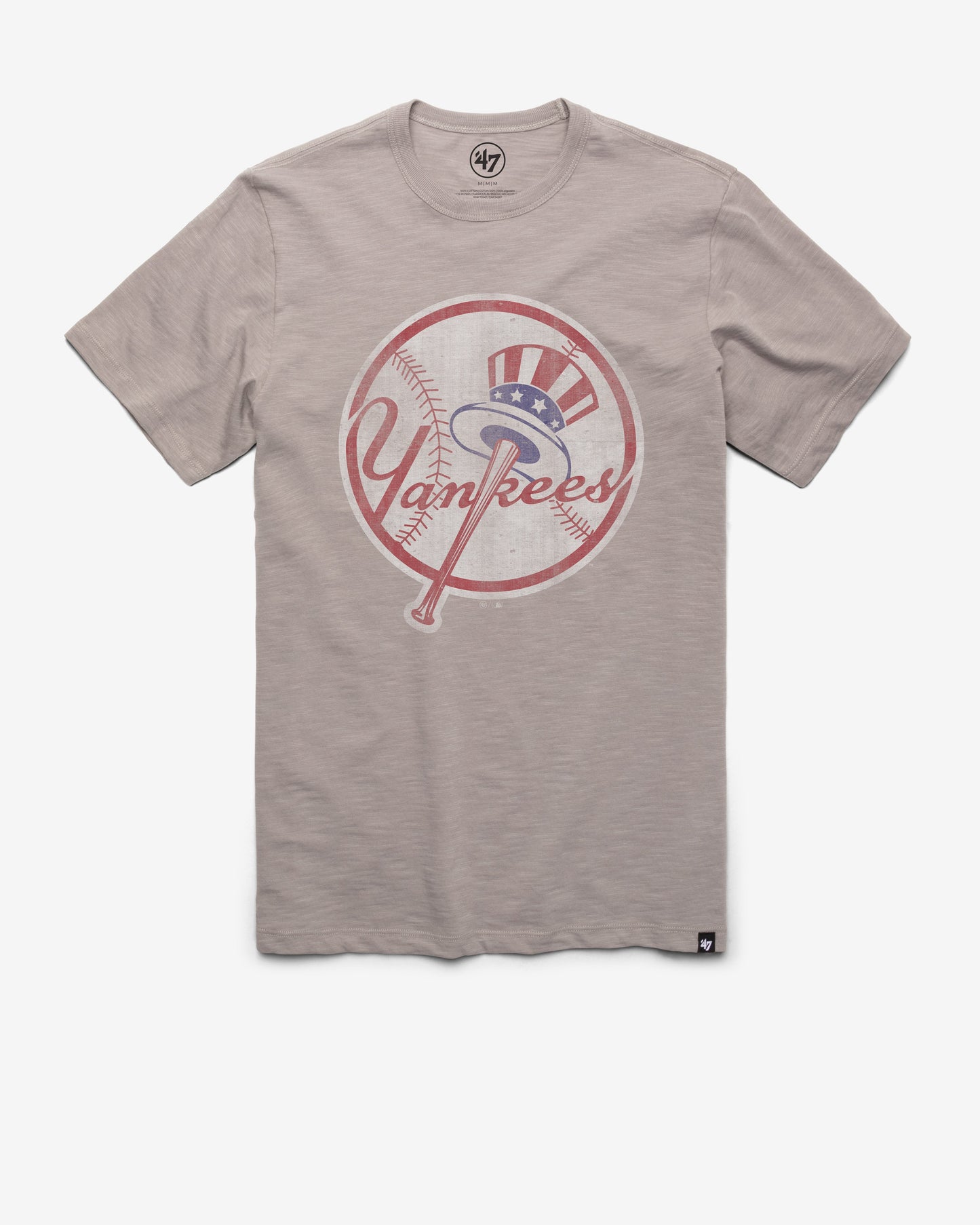 NEW YORK YANKEES GRIT '47 SCRUM TEE WOLF GREY