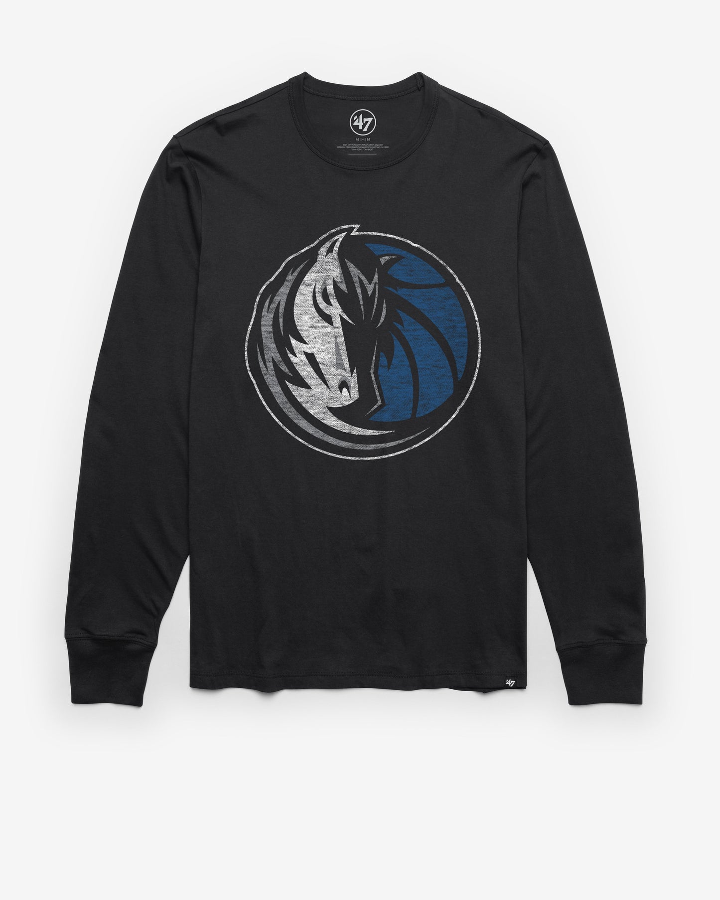 DALLAS MAVERICKS PREMIER '47 FRANKLIN LONG SLEEVE TEE FLINT BLACK