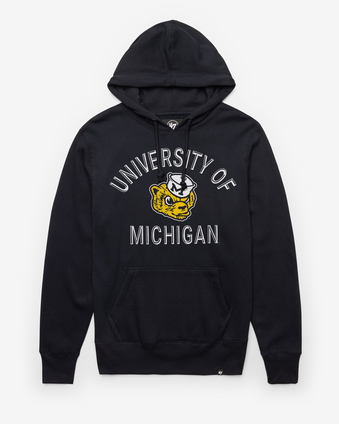 MICHIGAN WOLVERINES VINTAGE PIVOTAL '47 HEADLINE HOOD FALL NAVY