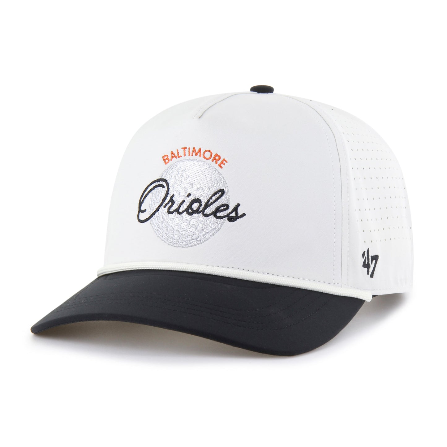 BALTIMORE ORIOLES GIMME ROPE '47 HITCH CHALK/BLACK