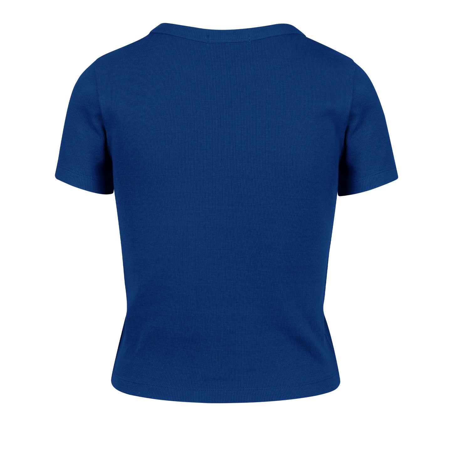 CHICAGO CUBS MICRO EMB '47 BABY RIB TEE WOMENS ROYAL