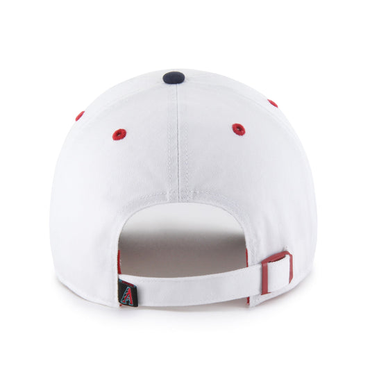 ARIZONA DIAMONDBACKS PATRIOTIC FLAG FILL '47 CLEAN UP WHITE