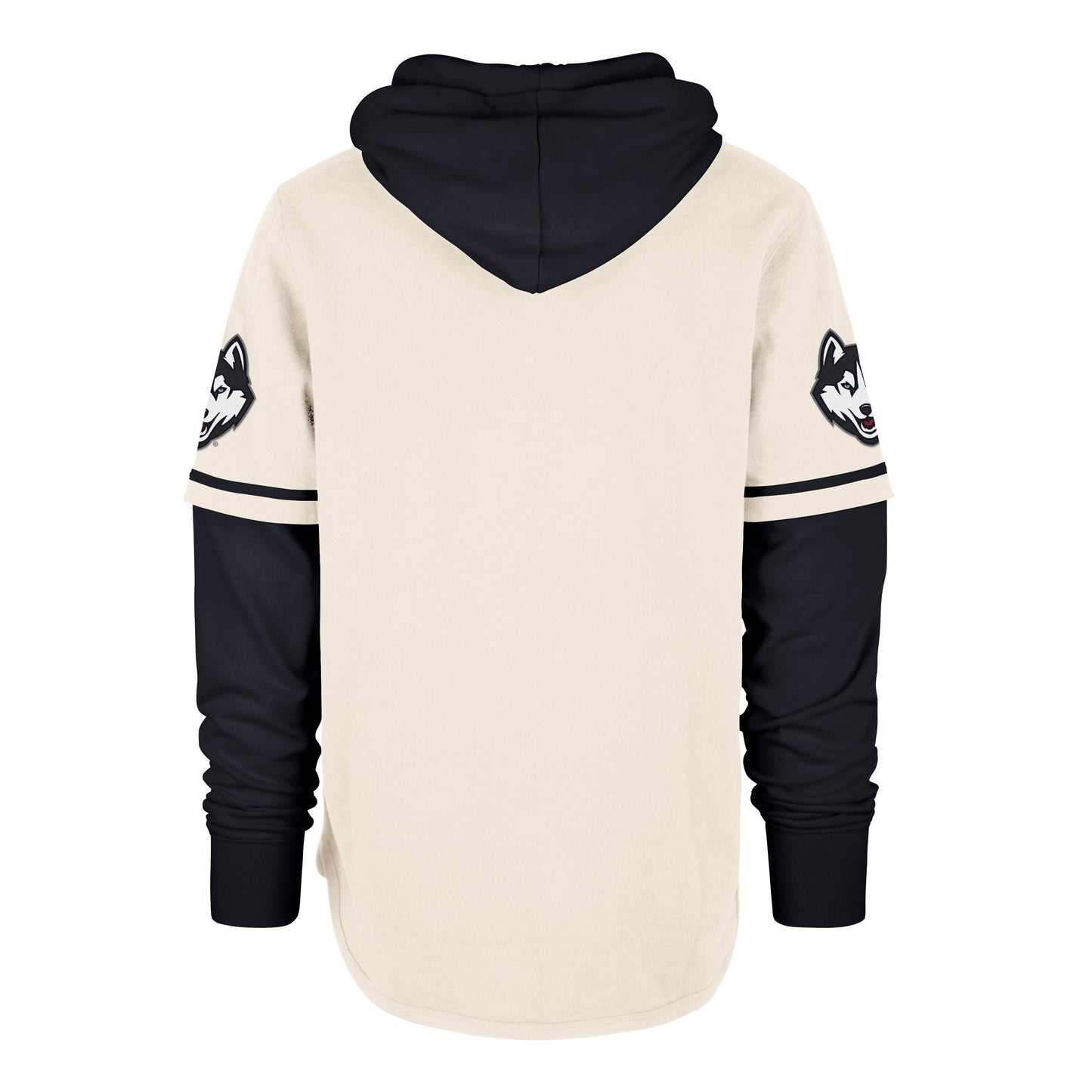 CONNECTICUT HUSKIES UCONN TRIFECTA '47 SHORTSTOP PULLOVER HOOD CREAM