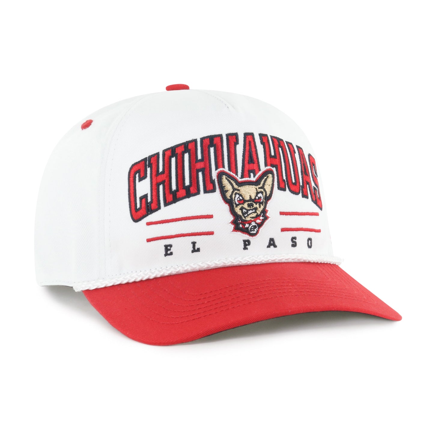 EL PASO CHIHUAHUAS ROSCOE ROPE TWO TONE '47 HITCH WHITE