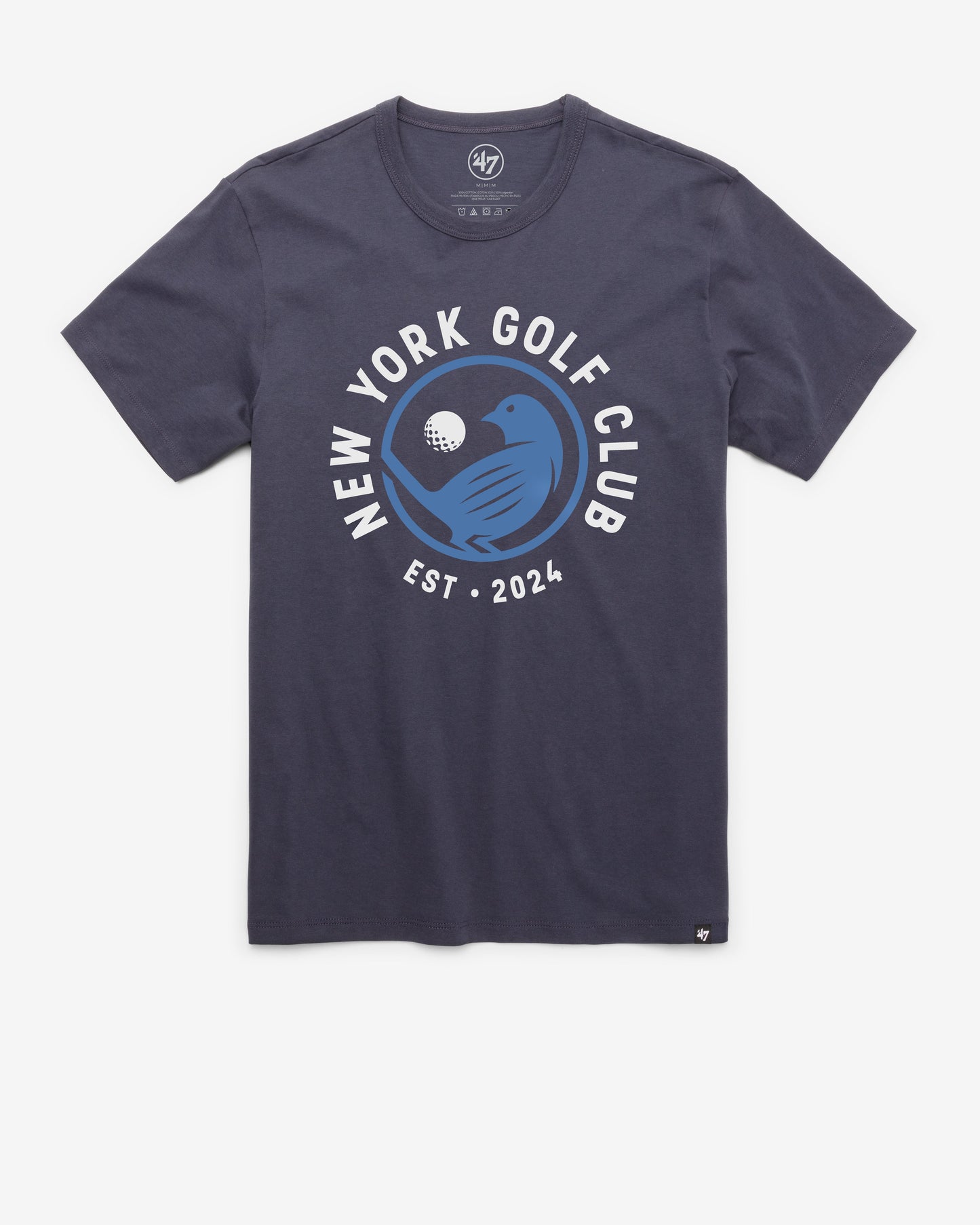 TGL NEW YORK GOLF CLUB IMPRINT '47 FRANKLIN TEE ATLAS BLUE