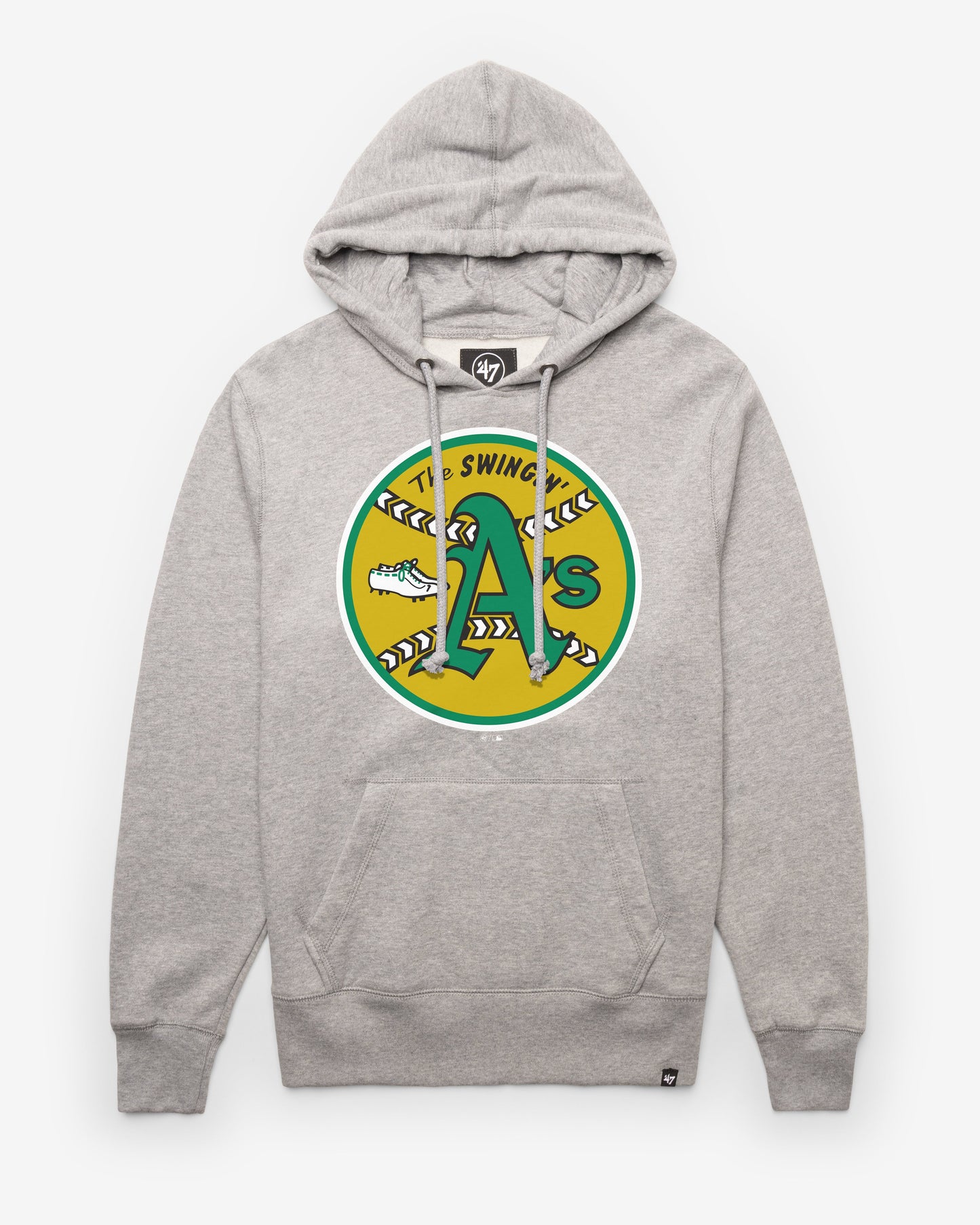 ATHLETICS BASEBALL COOPERSTOWN IMPRINT '47 HEADLINE HOOD SLATE GREY