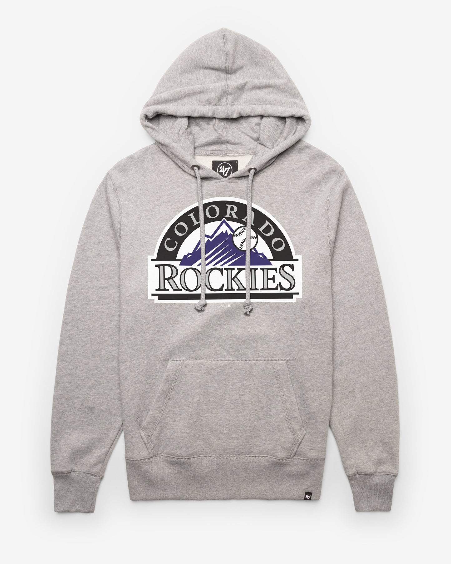 COLORADO ROCKIES COOPERSTOWN IMPRINT '47 HEADLINE HOOD SLATE GREY