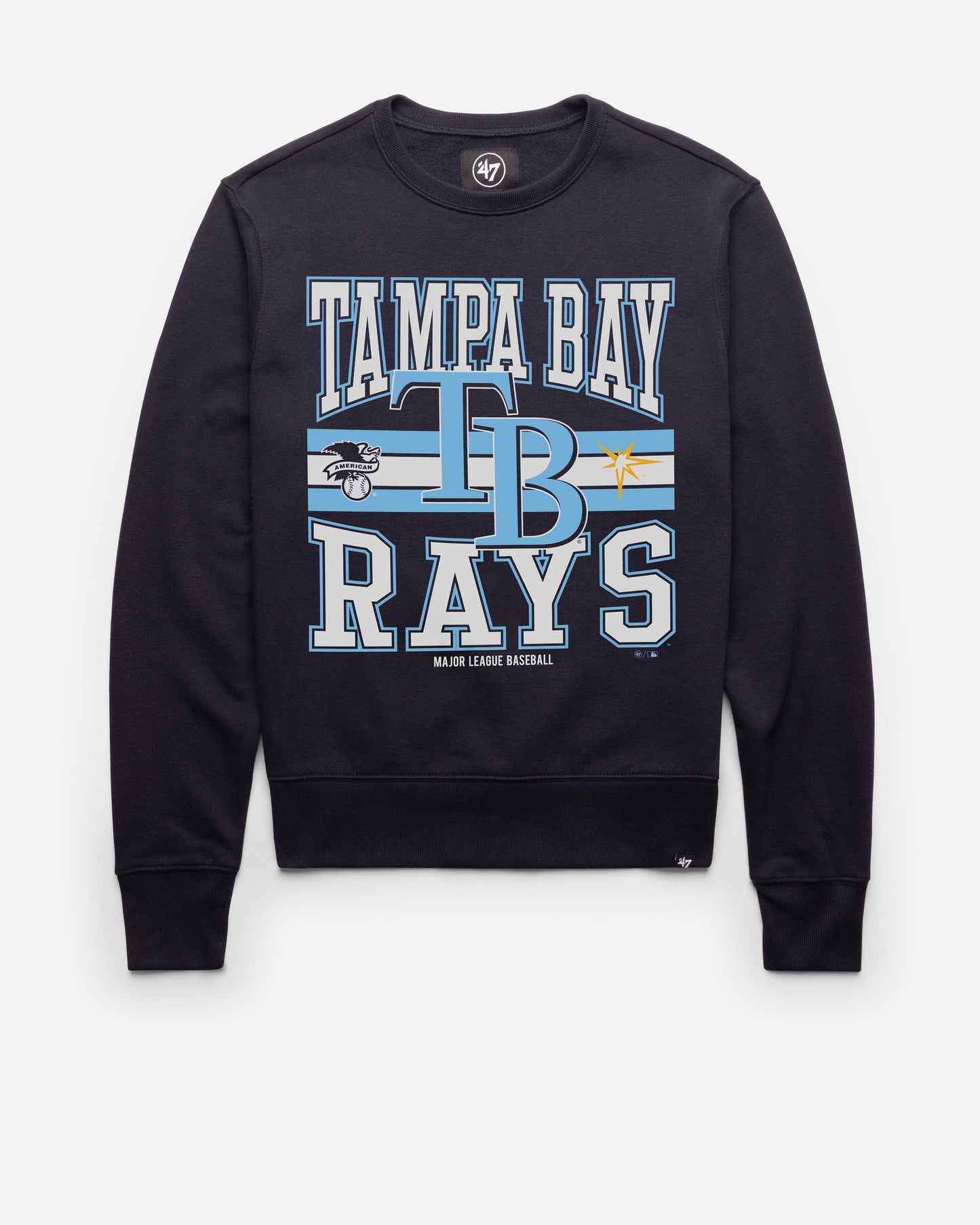 TAMPA BAY RAYS LETTERS '47 HEADLINE CREW FALL NAVY