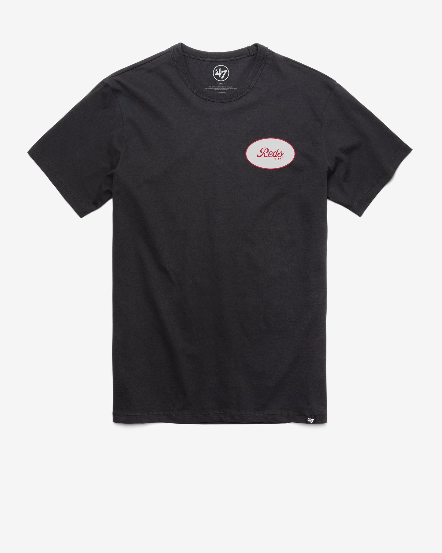 CINCINNATI REDS COVERALL '47 FRANKLIN TEE FLINT BLACK