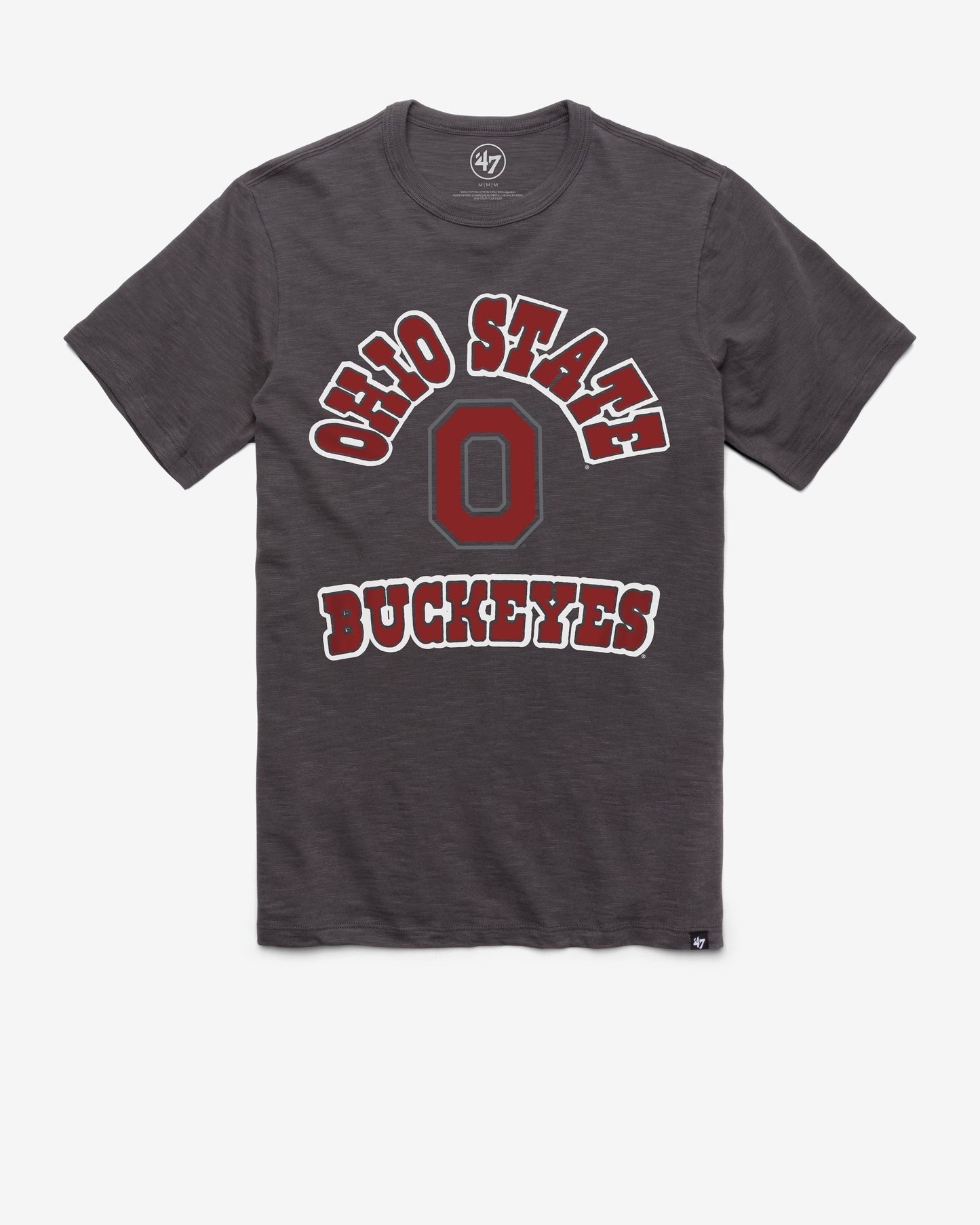 OHIO STATE BUCKEYES COMEBACK '47 SCRUM TEE CHARCOAL