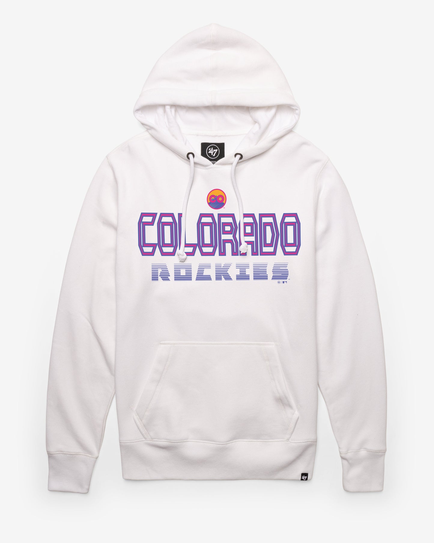 COLORADO ROCKIES CITY CONNECT BYLINE '47 HEADLINE HOOD WHITE WASH