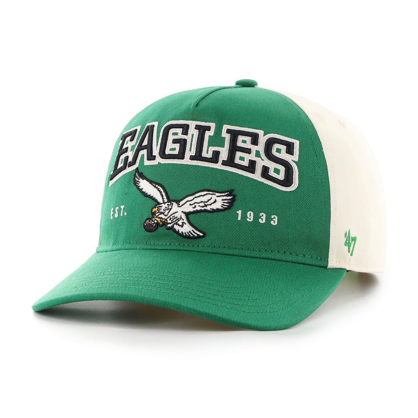 PHILADELPHIA EAGLES HISTORIC HARD HAT '47 HITCH RF RELAXED FIT KELLY